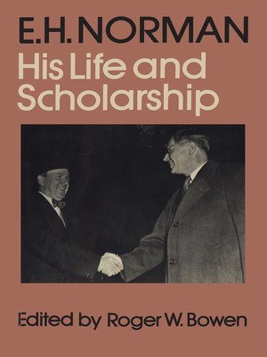 cover image of E.H. Norman